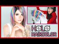 HOLOGRAPHIC HAIR COLOR! IS IT REAL HOLO?