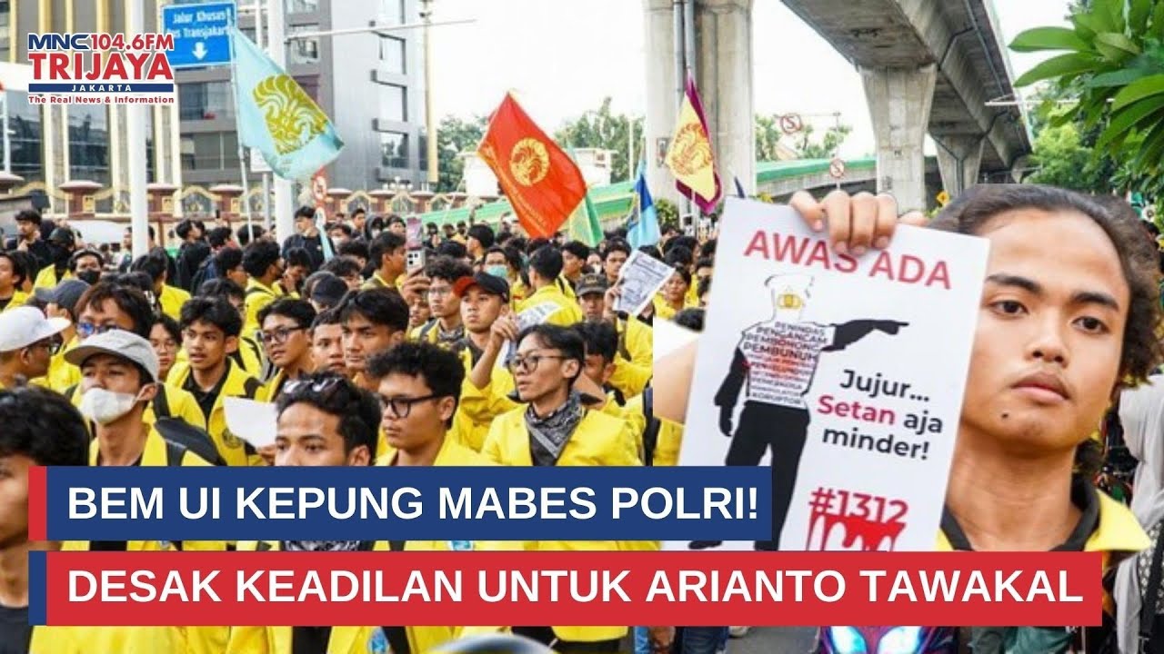 BEM UI Kepung Mabes Polri! Desak Kapolri Turun Tangan Soal Kasus Arianto I Trijaya Update