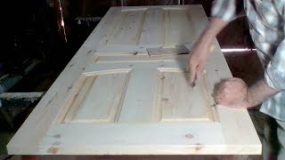 كيفية صنع باب خشبي كليا - How To Make A Wooden Door