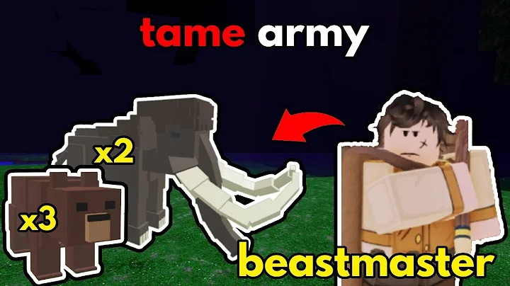 Taming STRONGEST ANIMAL ARMY as BEASTMASTER in 99 Nights