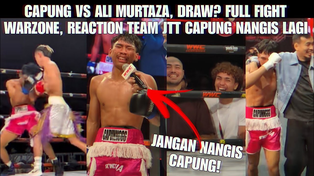 CAPUNG VS ALI MURTAZA FULL FIGHT WARZONE, CAPUNG NANGIS LAGI