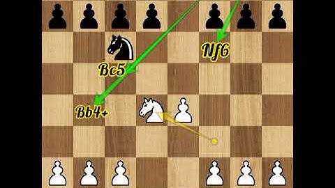 BEAUTIFUL Scotch game trap (chess traps)