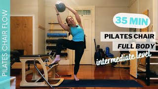 PILATES CHAIR WORKOUT | 35 Min | Intermediate Level | Balance Focus