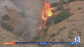 Wildfire reaches 1,180 acres in San Bernardino County thumbnail