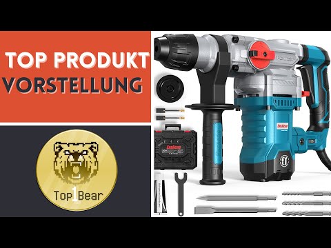 ENEACRO SDS-Plus Bohrhammer – 1050W, 6 Geschwindigkeiten, 4 Funktionen, Mit 3 Bohrern & 2 Meißeln