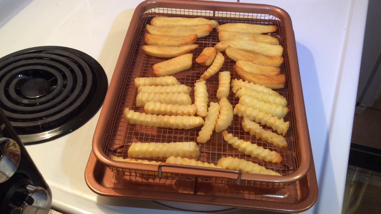 Gotham Steel Crisper Tray Review: Fried Foods in the Oven? - Freakin'  Reviews