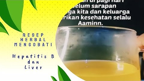 Mengobati Hepatitis B dan Liver
