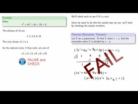 Solving Polynomial Equations