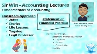 Lecture 07: Statement of Financial Position. Accounting Cycle [Fundamentals of Accounting]