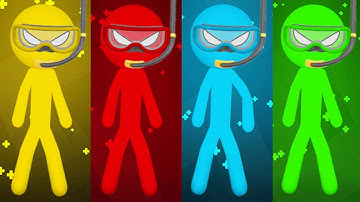 Stickman Party Random Funny MINIGAMES - Stickman Party 1 2 3 4 Player Gameplay 2022 Android iOS