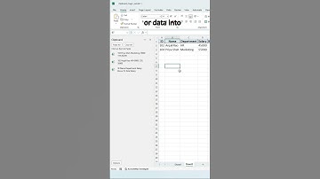 Clipboard Magic in Excel 🔥 Copy-Paste Hack #Shorts