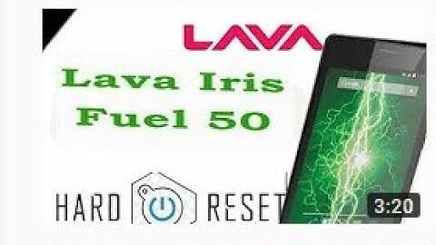 How to hard rerset LAVA IRIS 50 | Pattern,pin,password Unlock,