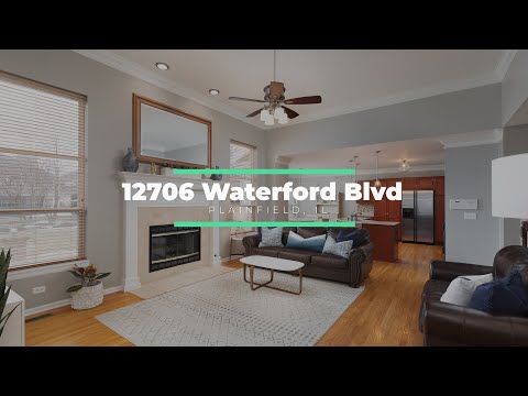 12706 Waterford Blvd, Plainfield, IL home video tour