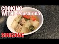 Cooking with sushirina sinigang