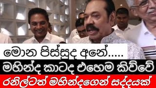 මොන පිස්සුද අනේ..../ මහින්ද කාටද එහෙම කිව්වේ #mahindarajapaksa #slpp