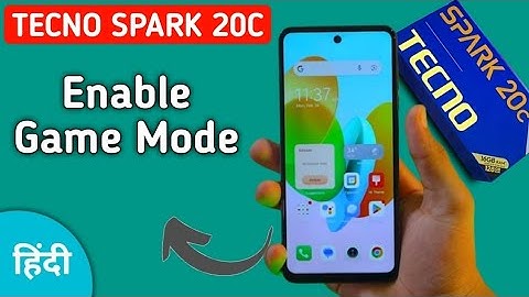 Tecno Spark 20c game mode kaise on kare, how to activate game mode in tecno, enable game booster mod