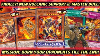 FINALLY NEW VOLCANIC SUPPORT is HERE! Volcanic Deck Profile | March 2024 | MASTER DUEL