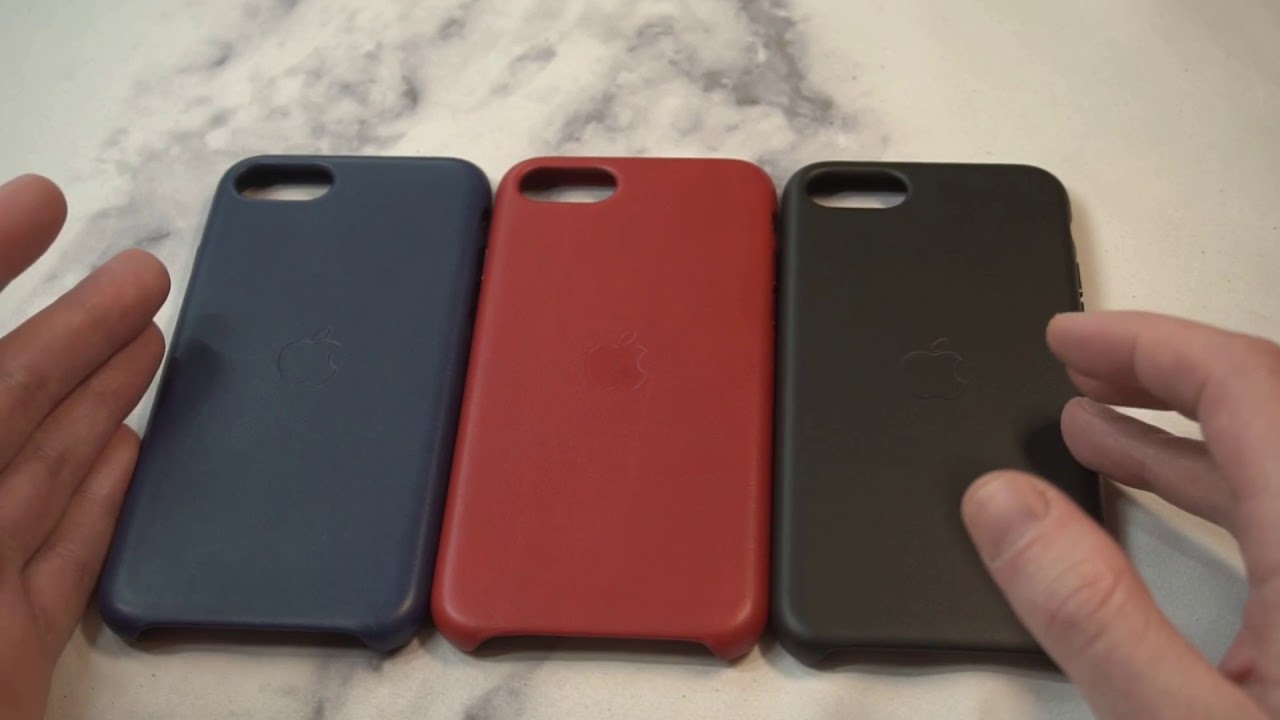 Official Apple Leather Case Iphone Se Lineup Color Comparison Youtube