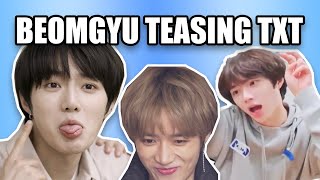 Beomgyu teasing his members TXT