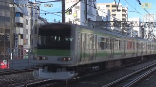 山手線E231系500番台ﾄｳ547編成ﾊﾞﾝﾄﾞﾘ! ｶﾞｰﾙｽﾞﾊﾞﾝﾄﾞﾊﾟｰﾃｨ!ﾗｯﾋﾟﾝｸﾞ JY21恵比寿駅品川方面【RG627】CX480