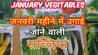 जनवरी महीने में उगाई जाने वाली सब्जियां | Vegetables to Grow in January | January All Vegetables