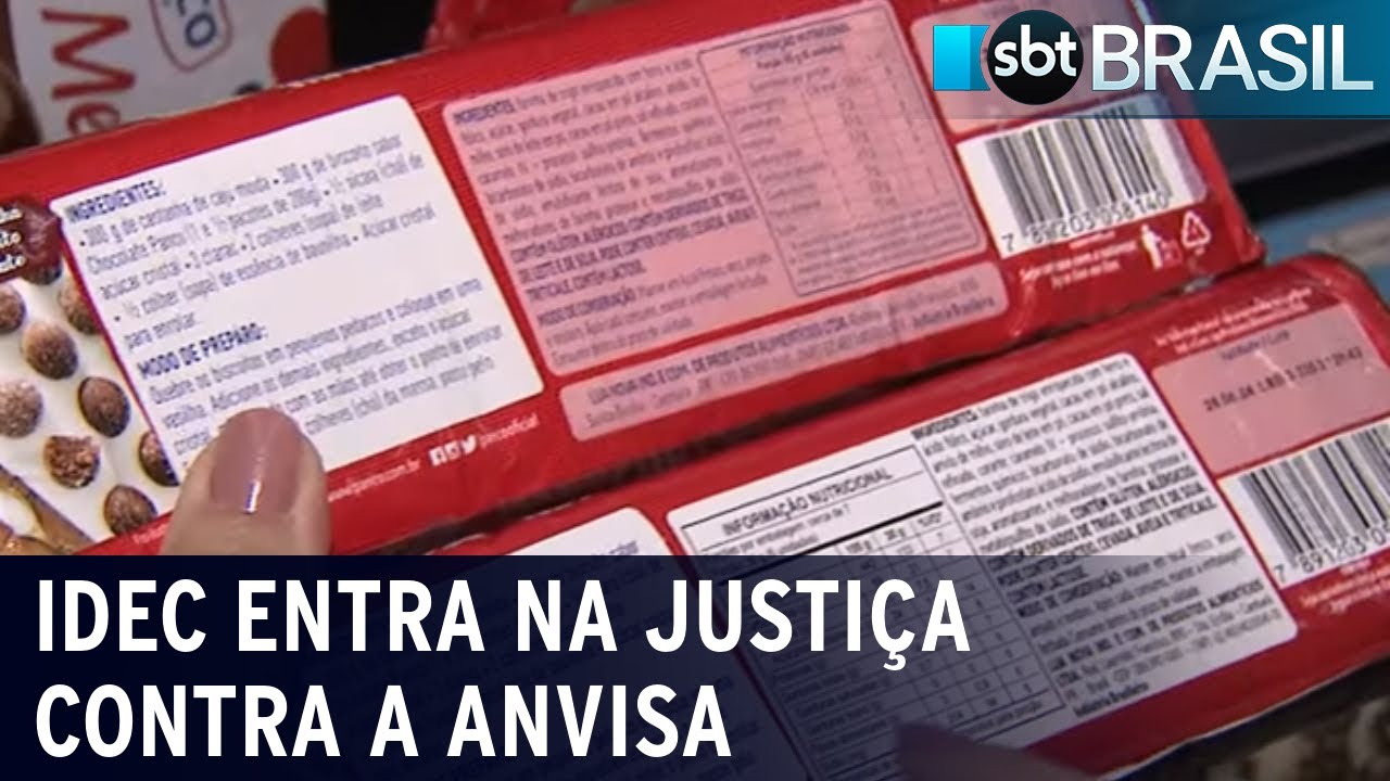 IDEC move ação contra ANVISA por prazo estendido em rótulos de alimentos | SBT Brasil (03/02/24)
