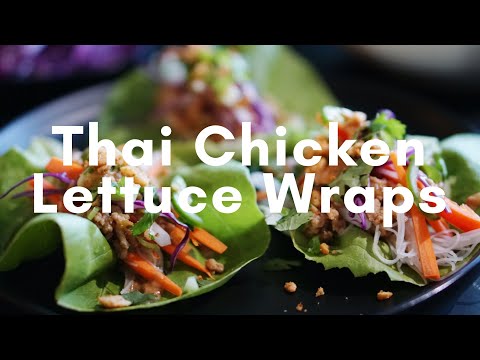 Thai Chicken Lettuce Wraps