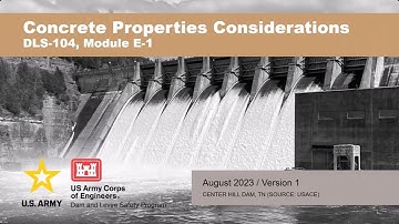 DLS-104 Module E1: Concrete Properties Considerations