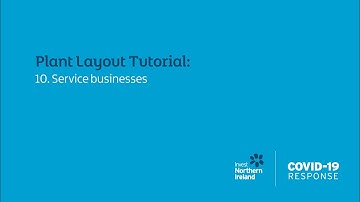 Plant Layout Tutorial - Chapter 10:  Service businesses
