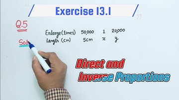 Exercise 13.1 Question 5 class 8th NCERT Maths - Direct and Inverse Proportions | Ex 13.1 q5 class 8