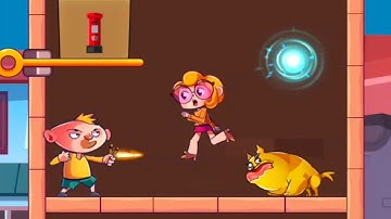 Save Girl Pull The Pin - Save The Girl - Gameplay Walkthrough Part 4 Levels 51-62 (Android & iOS) #4