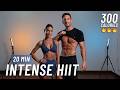 20 Min Intense HIIT Workout (Full Body, No Equipment, At Home)