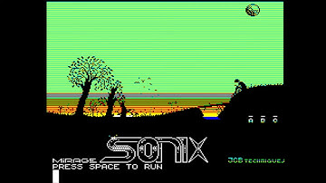 Oric Atmos - Sonix Demo