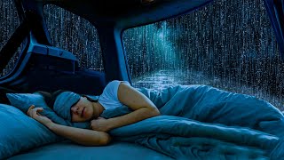 Eliminate stress &  goodbye insomnia in 3minutes with heavy rain & thunder on the camping car window by Rain At Night For Sleep 499 views 2 days ago 24 hours