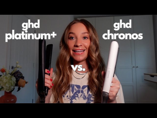 ghd Platinum+ vs. The NEW ghd Chronos! What's The Difference Between The  Flat Iron Straighteners? 🧐 