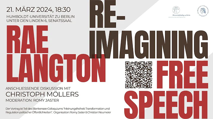 Re-Imagining Free Speech: RAE LANGTON
