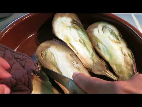recette-d'aubergines-grillées,-sauce-tahina