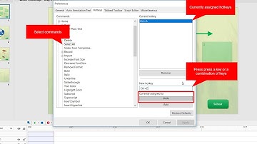 Customizing Hotkeys for Editing and Recording Projects