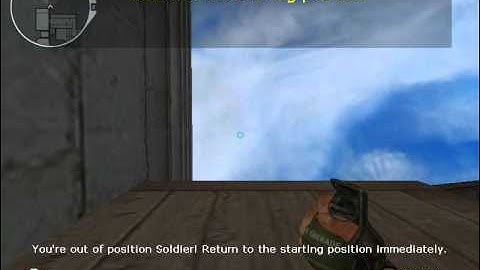 CrossFire Europe:Basic training glitch.