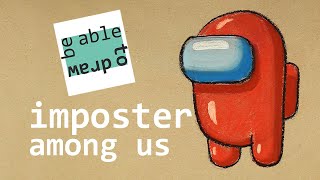 How to Draw Imposter Among Us Easy Drawing Pastel for Kids Art Tutorial screenshot 5