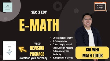 [Sec 3 EOY] E-Math Revision Session