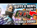 ALL Buffs & Nerfs Apex Legends Season 21 (Wingman Floor Loot, Insane Catalyst Buff, and more)