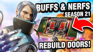 ALL Buffs & Nerfs Apex Legends Season 21 (Wingman Floor Loot, Insane Catalyst Buff, and more)