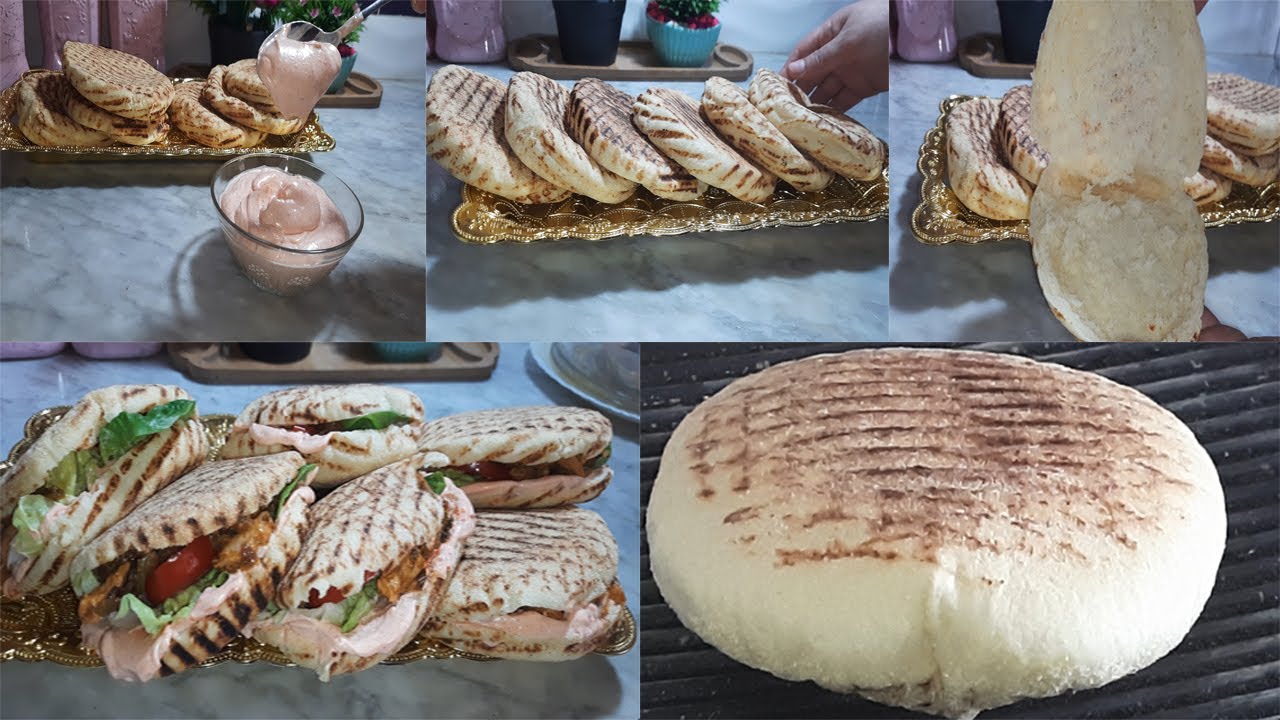 خبز الطاجين المنفوخ ناجح مليار بالمئة يصلح لسندويشات للصيف للبحر للعيد للشواء     اللخ