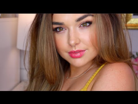 GRWM: Summer Makeup MUFE Water Blend Foundation | Chloé Zadori - YouTube