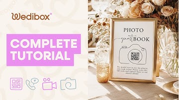 How To Create A QR Code For Wedding Photos | Wedibox Walkthrough