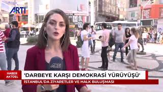 HDP'nin Darbeye Karşı Demokrasi Yürüyüşü İstanbul'da.Nalin Öztekin aktarıyor