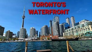 Exploring & Eating Along Toronto's Waterfront!! Harbourfront Tour Toronto, Canada! Best Restaurants!