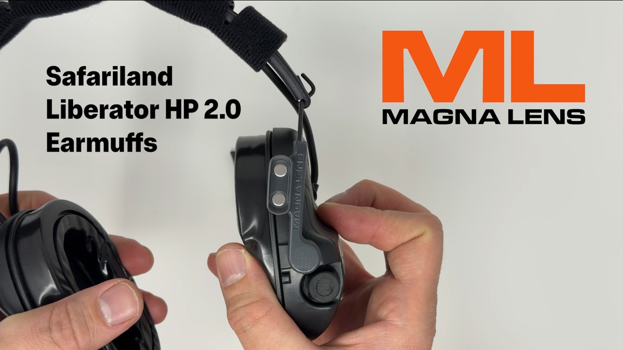Installation of MAGNA LENS ® Magnetic Earmuff Adapters on