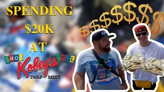 MY FIRST YOUTUBE VIDEO! / I SPENT $20K AT KOBEY'S SWAP MEET!